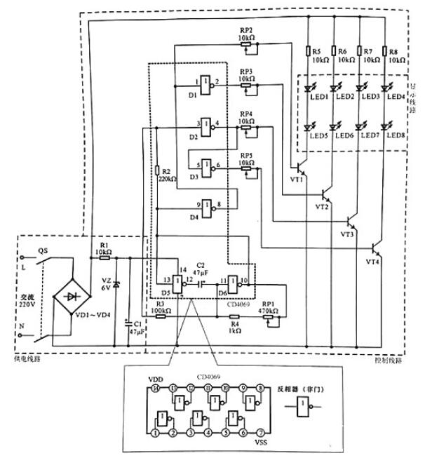 im电竞·(中国)官方网站典型LED广告灯线路原理图(图1)